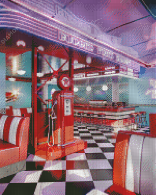 American Diner Diamond Painting