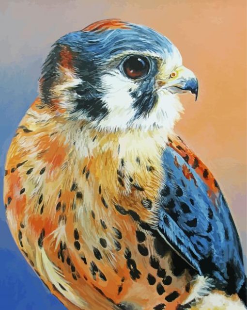 American Kestrel Bird Art Diamond Painting