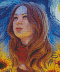 Amy Pond Illustration Diamond Painting