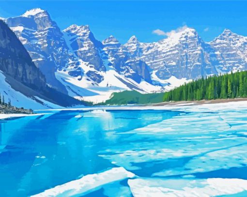 Banff In Winter Diamond Painting