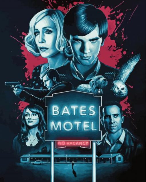 Bates Motel Illustration Diamond Painting