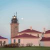 Beavertail Lighthouse Building Diamond Painting