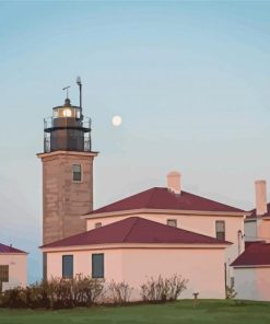 Beavertail Lighthouse Building Diamond Painting