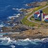 Beavertail Lighthouse View Diamond Painting