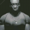 Black And White Michael Clarke Duncan Diamond Painting