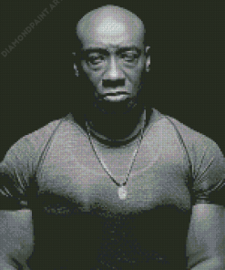 Black And White Michael Clarke Duncan Diamond Painting