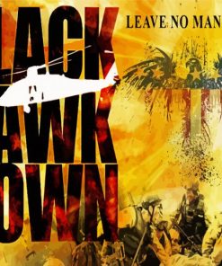 Black Hawk Down Poster Diamond Painting