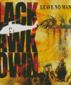 Black Hawk Down Poster Diamond Painting