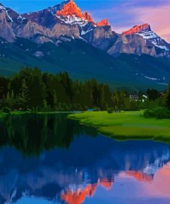 Canmore Landscape Diamond Painting