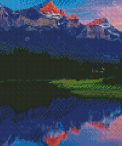 Canmore Landscape Diamond Painting