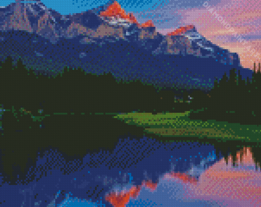 Canmore Landscape Diamond Painting