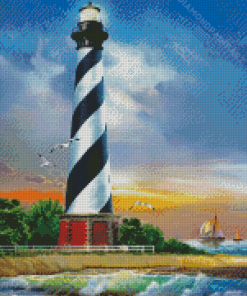 Cape Hatteras Lighthouse Diamond Painting