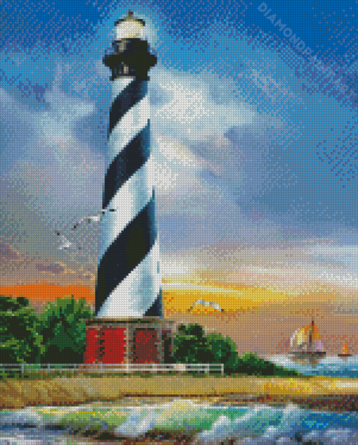 Cape Hatteras Lighthouse Diamond Painting