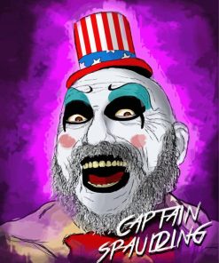 Captain Spaulding Poster Art Diamond Painting