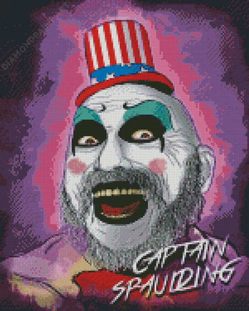 Captain Spaulding Poster Art Diamond Painting