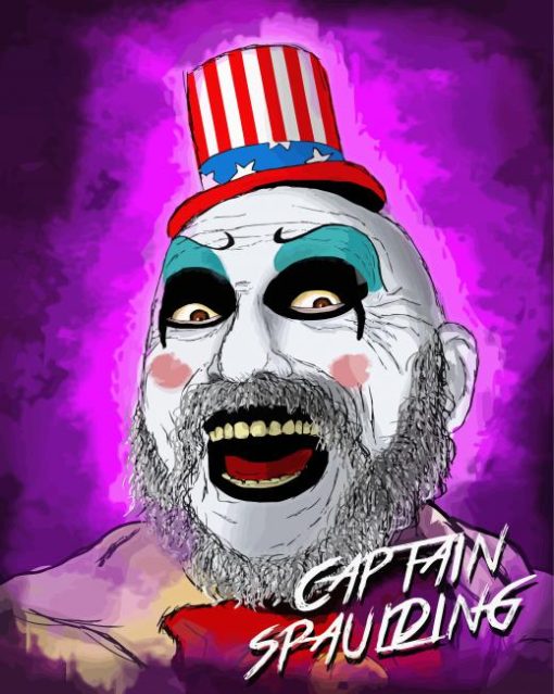 Captain Spaulding Poster Art Diamond Painting