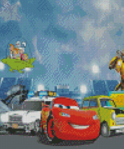 Cartoon Cars Diamond Painting