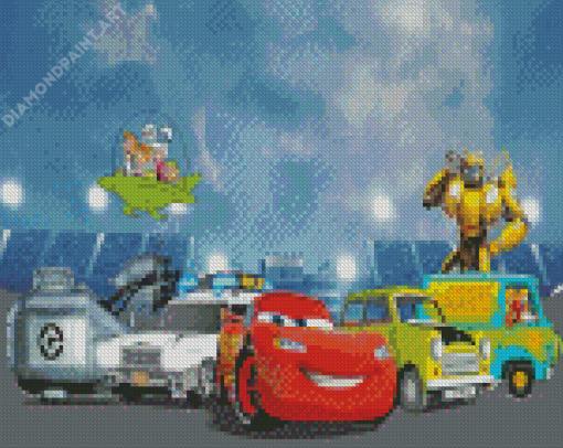 Cartoon Cars Diamond Painting