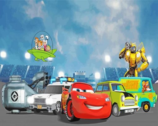 Cartoon Cars Diamond Painting