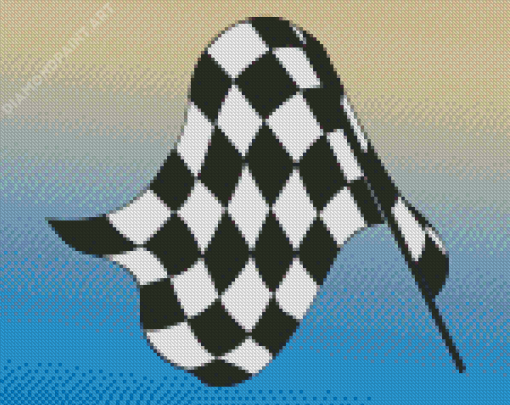 Checkered Flag Diamond Painting