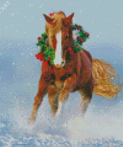 Christmas Horse Diamond Painting