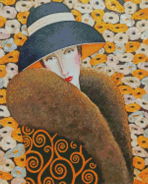 Classy Woman In Hat Diamond Painting