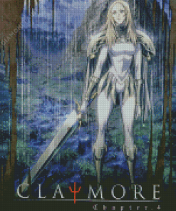 Claymore Anime Poster Diamond Painting