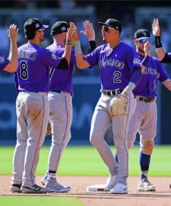 Colorado Rockies Players Diamond Painting