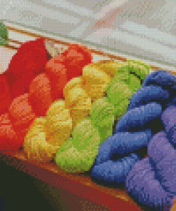 Colorful Cotton Yarn Diamond Painting