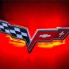 Corvette Emblem Diamond Painting