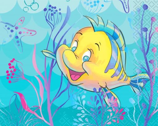 Disney Flounder Diamond Painting