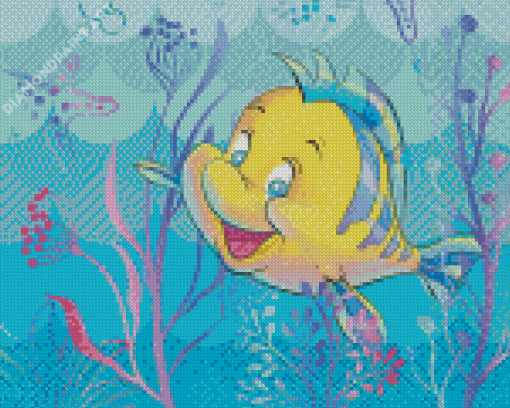 Disney Flounder Diamond Painting