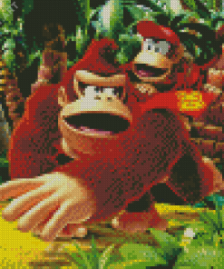 Donkey Kong Diamond Painting