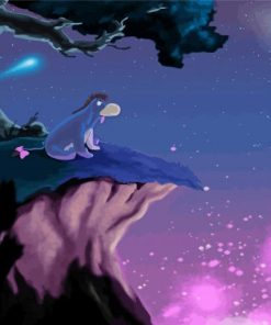 Eeyore At Night Diamond Painting