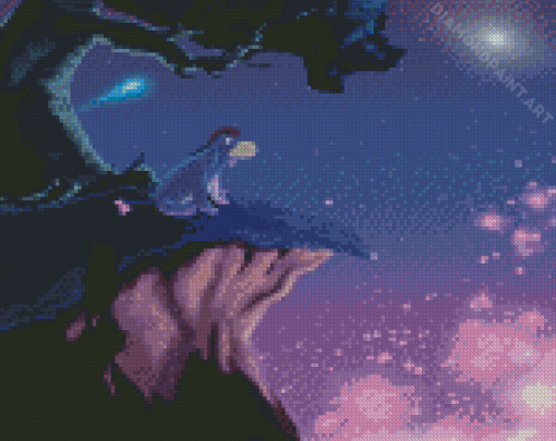 Eeyore At Night Diamond Painting