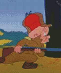 Elmer Fudd Diamond Painting