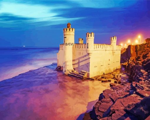 Enniscrone Cliff Baths Diamond Painting