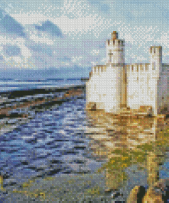 Enniscrone Cliff Baths Ruins Diamond Painting