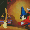 Fantasia Mickey Illustration Diamond Painting