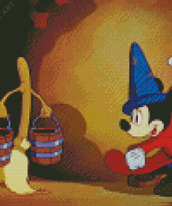 Fantasia Mickey Illustration Diamond Painting