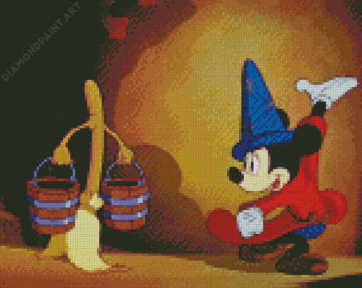 Fantasia Mickey Illustration Diamond Painting