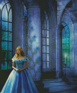 Fantasy Princess In Castle Diamond Painting