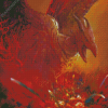 Fire Rodan Diamond Painting