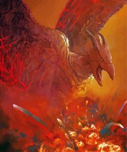 Fire Rodan Diamond Painting