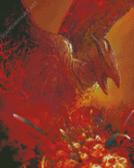 Fire Rodan Diamond Painting