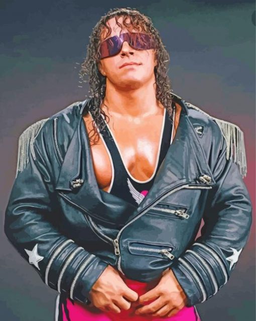 Former Professional Wrestler Bret Hart Diamond Painting