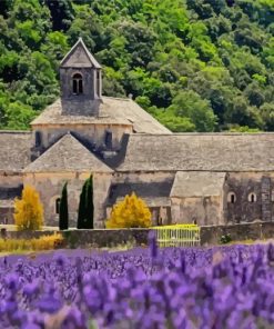 France Abbaye Notre Dame De Senanque Diamond Painting