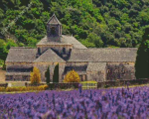 France Abbaye Notre Dame De Senanque Diamond Painting