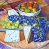 Fruits And Cheese Board Diamond Painting