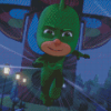 Gekko Pj Masks Animation Diamond Painting